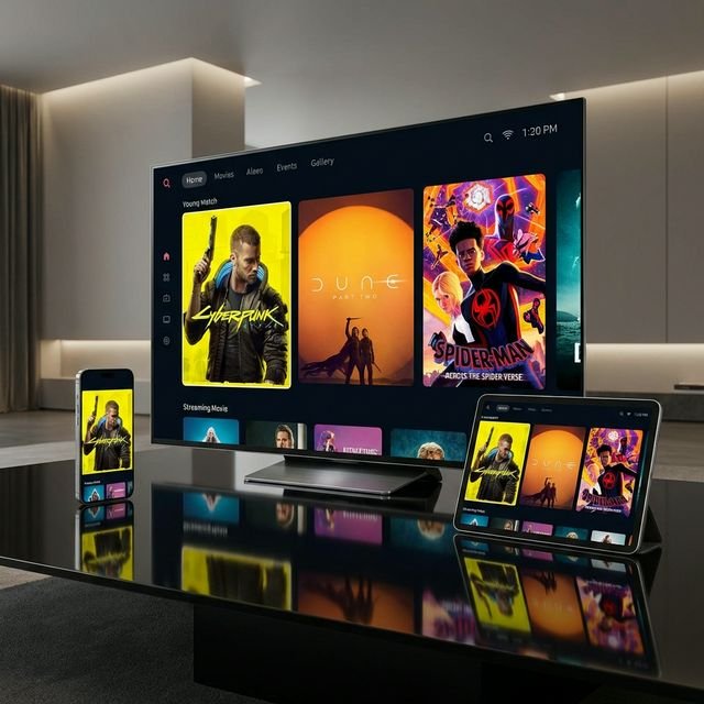 Watch on TV, Phone, Tablet, and Laptop